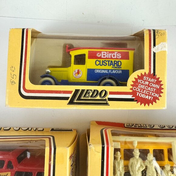 Lledo Diecast Vehicle Lot - Birds Custard Truck Buffalo Bus & Vintage Figures - Picture 4 of 5